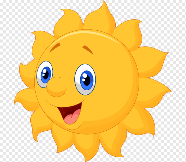 Красивое солнышко для детей