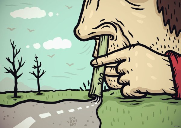 Солнце глаза режет