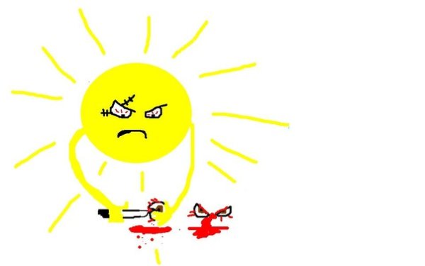 Фразеологизм солнце глаза режет