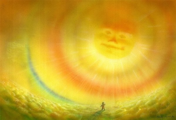 Девушка солнце радость