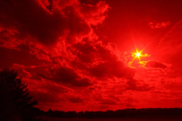 Красный закат