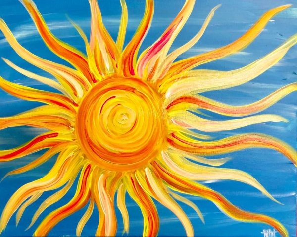 Солнышко рисунок