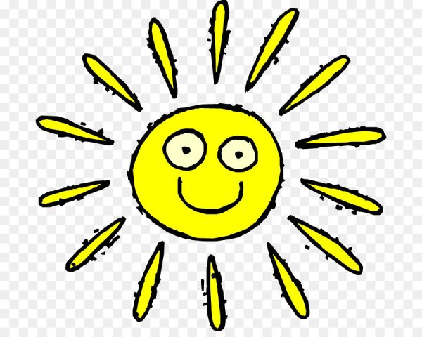 Солнышко улыбается