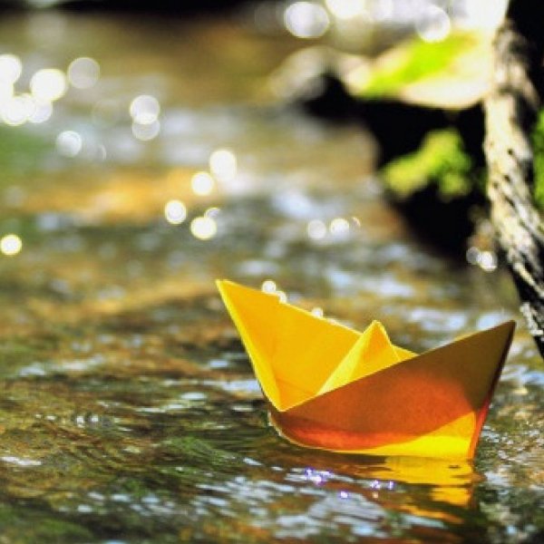 Осенние листья на воде