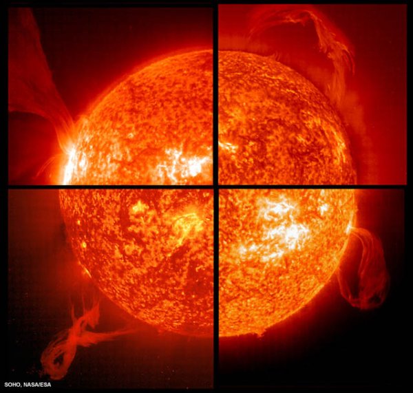 Настоящие снимки солнца