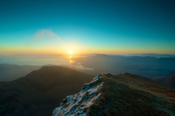 Закат в горах