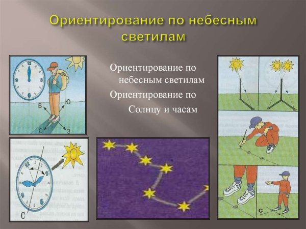 Ориентирование по солнцу