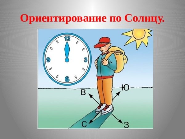 Ориентация по солнцу