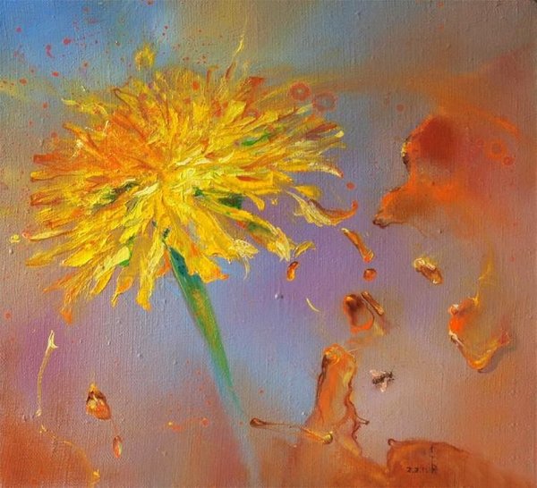 Роман Величко художник картины с одуванчиками