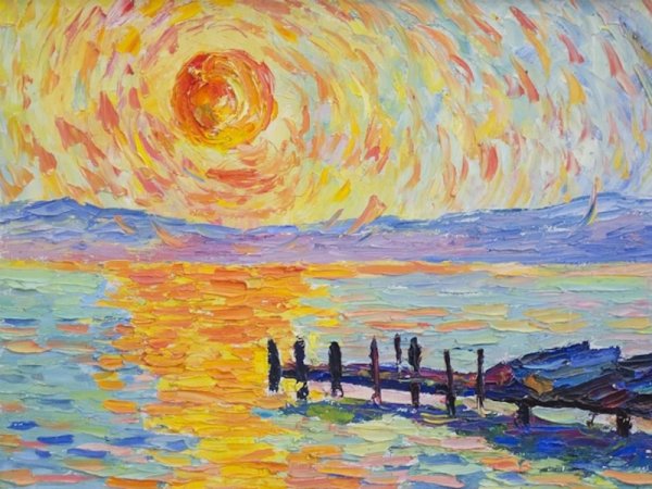 Картина солнце