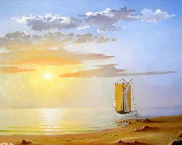 Море солнце живопись