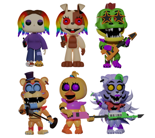 АНИМАТРОНИКИ из FNAF 9 солнце и Луна