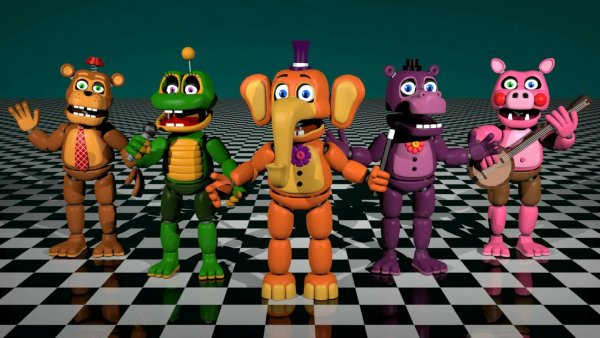 ФНАФ 5 фантайм Фокси