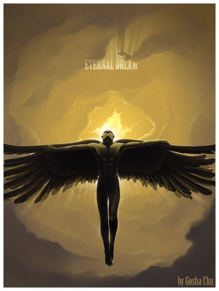 Икар летит к солнцу