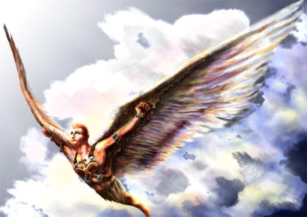 Марк Шагал падение Икара