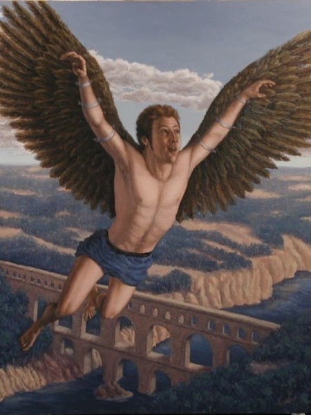 Миф о Дедале и Икаре рисунок