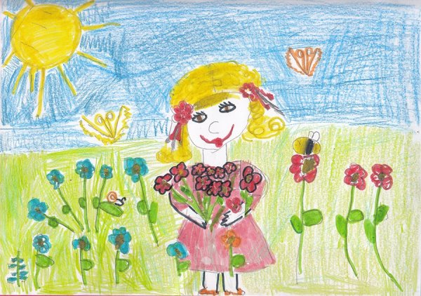 Мама солнышко мое рисунок