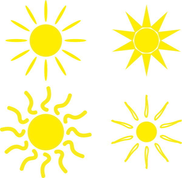 Рисование солнышко