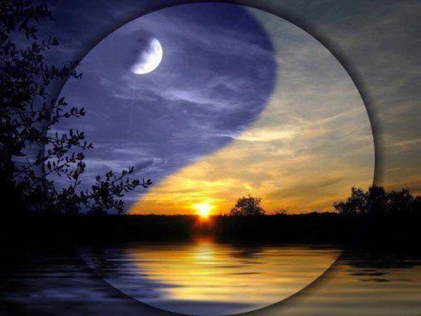 День и ночь солнце и Луна