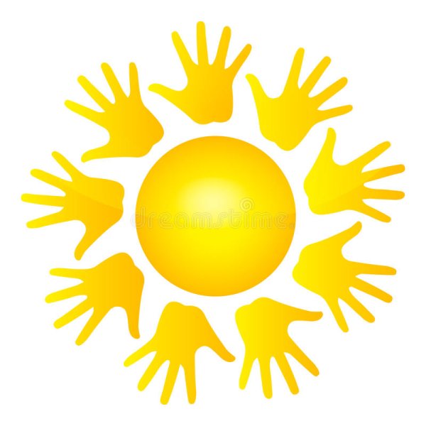 Солнце улыбается