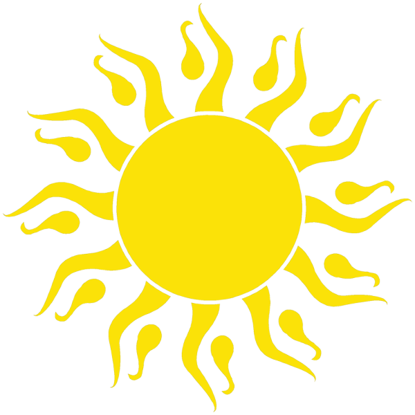 Солнце мультяшное