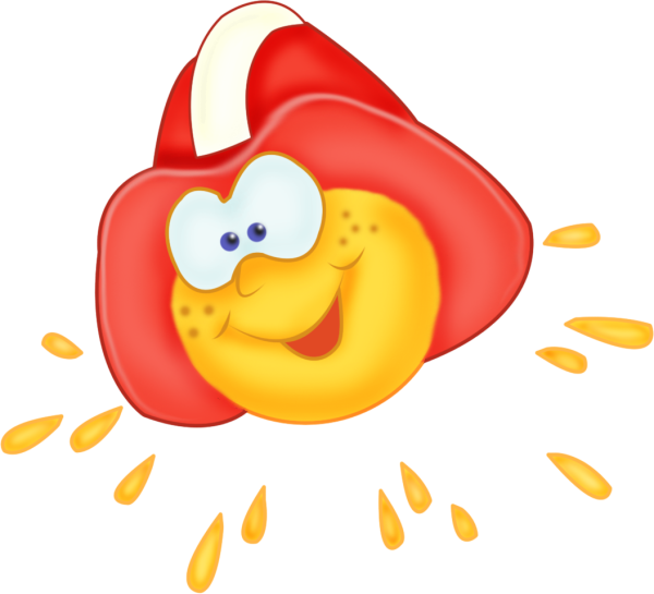 Детский смайлик на прозрачном фоне