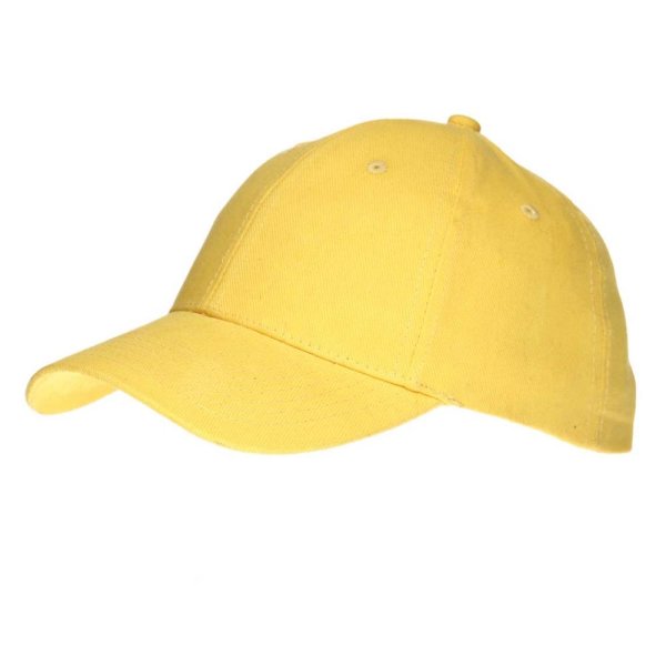 Бейсболка комфорт желтая