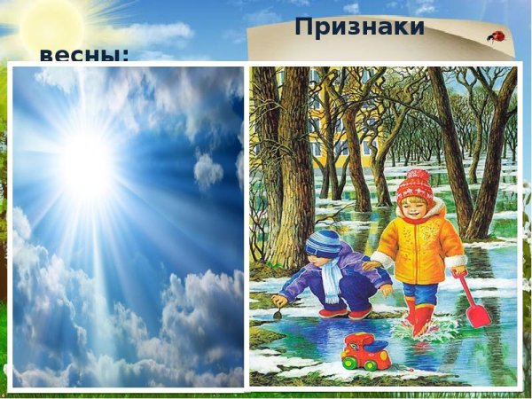Признаки весны