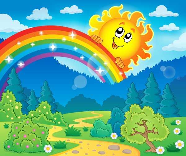 Рассветное солнце