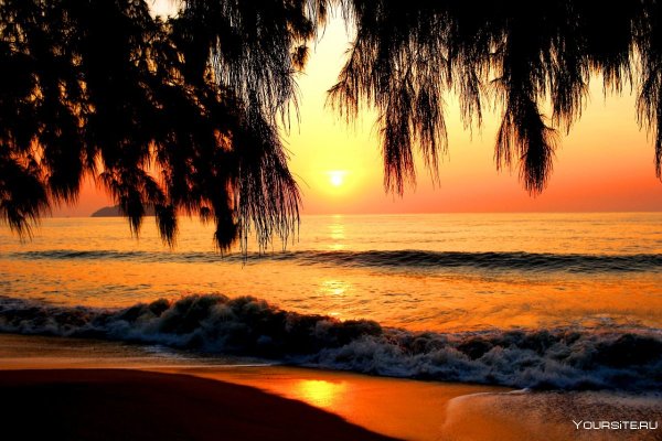 Турецкий берег закат