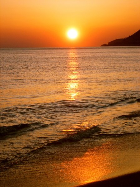 Море Аланья Клеопатра закат