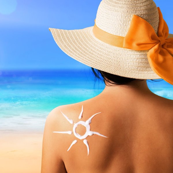 Реклама крема для загара