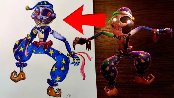 ФНАФ 9 солнце и Луна АНИМАТРОНИКИ