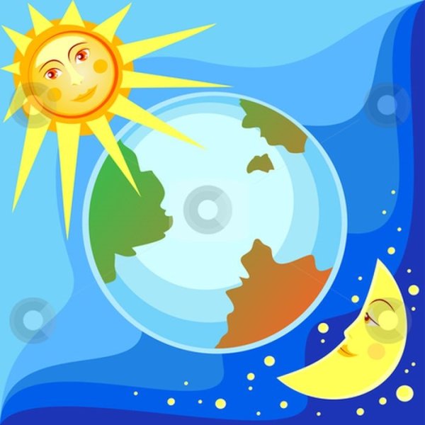 Восход солнца в космосе