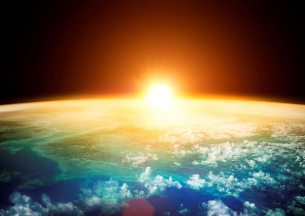 Солнце и земля