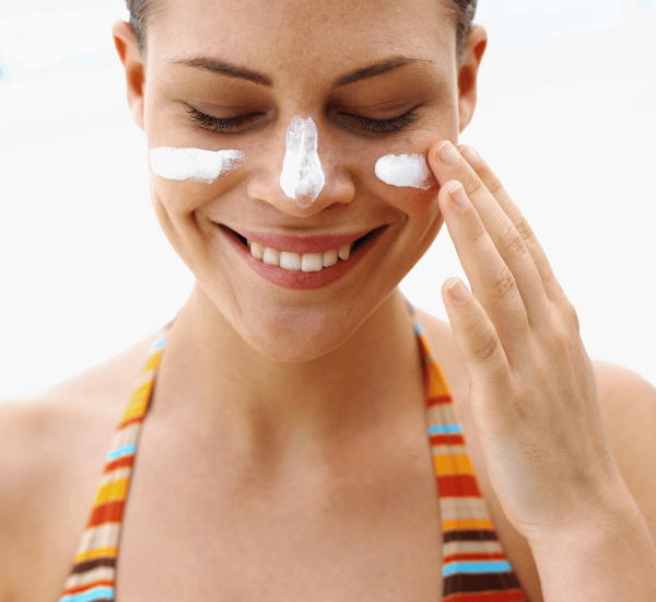 Солнцезащитные крема нанесение