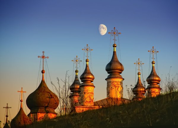 Осенний Тамбов храмы купола