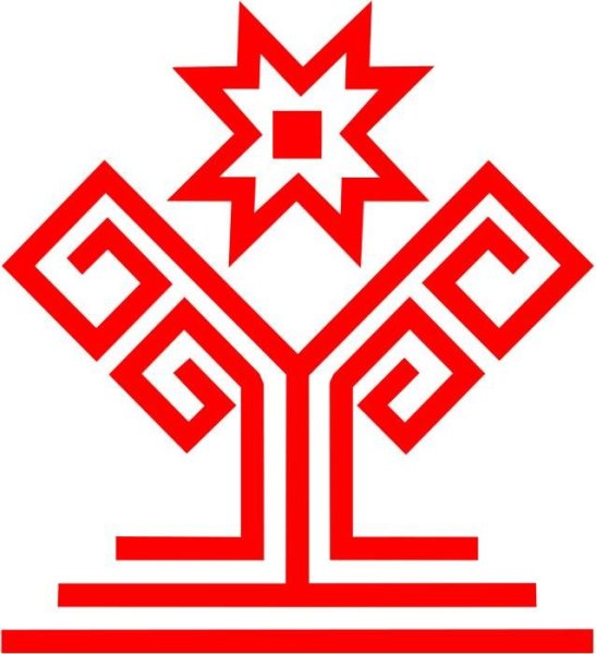 Чувашский орнамент солнце