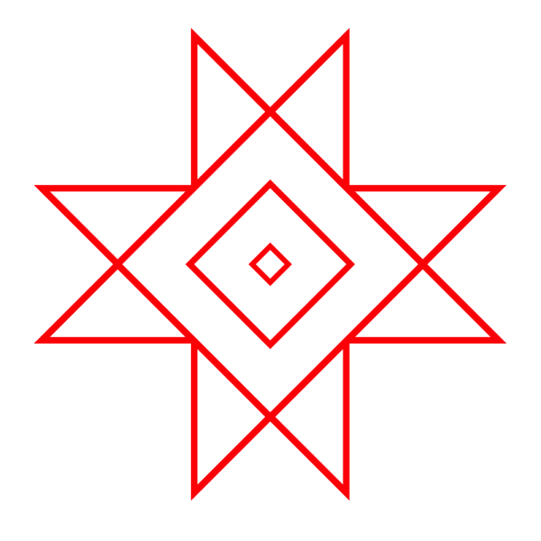 Чувашский орнамент солнце