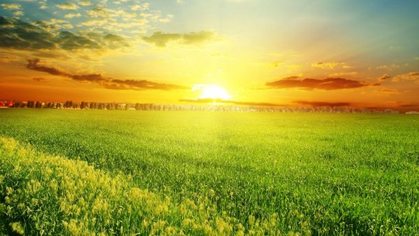 Закат карандашом