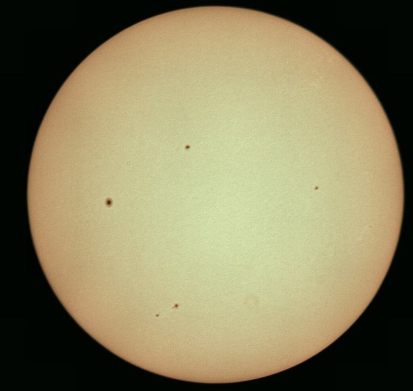 Солнце через телескоп