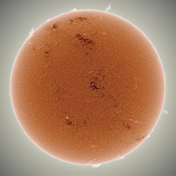 Солнце через телескоп