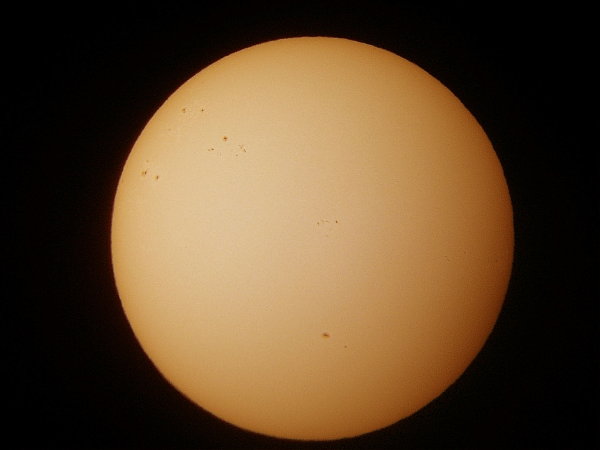 Солнце через телескоп