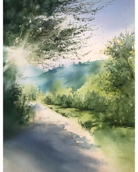 Эдвард Григ утро пейзаж