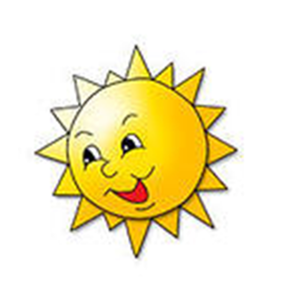 Маленькие рисунки для садика солнышко