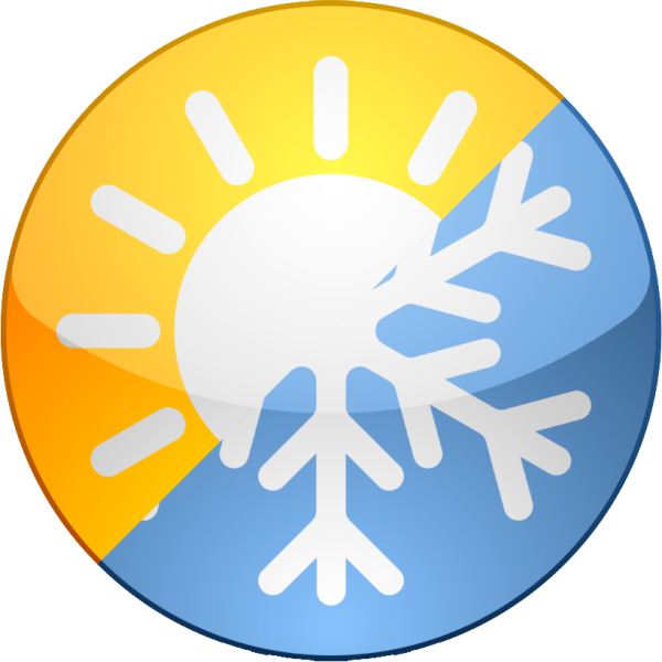 Снежинка в лучах солнца