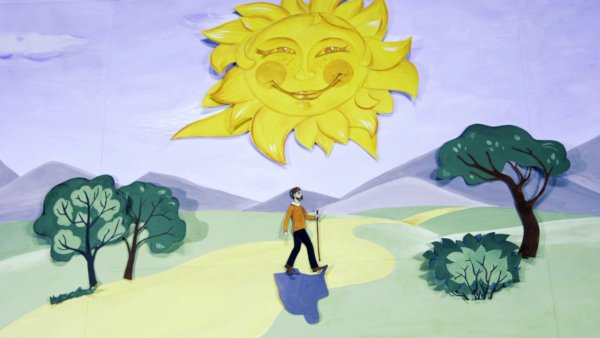 Сказка ветер и солнце Ушинский