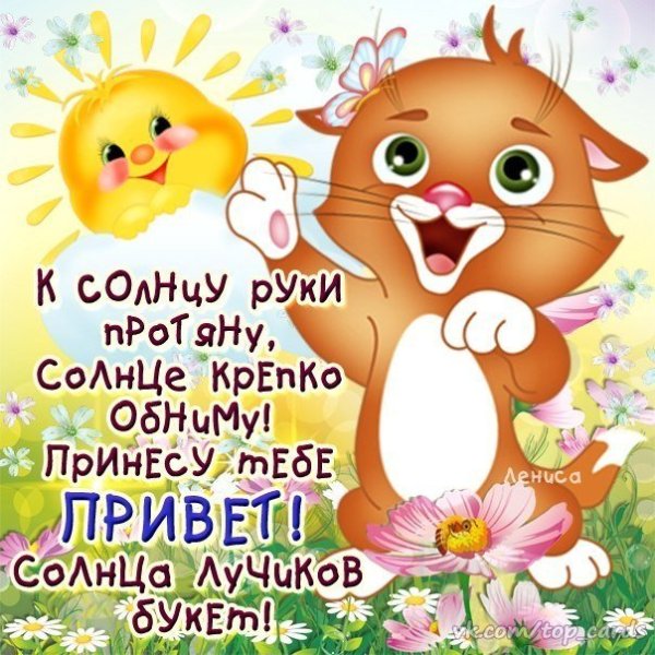 Приветствие солнышко