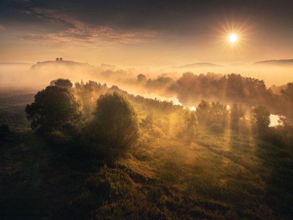 Красивый рассвет