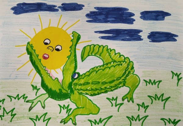 Крокодил солнце проглотил Чуковский